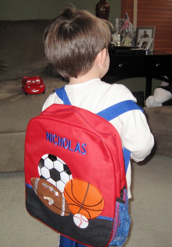 Nick's New Backpack